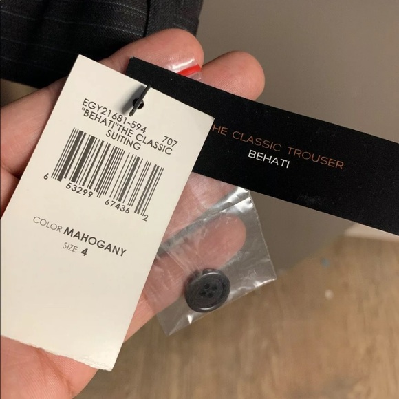 BCBG Max Azria Womens Behati Pinstripe Suit Size 4 - Picture 4 of 11